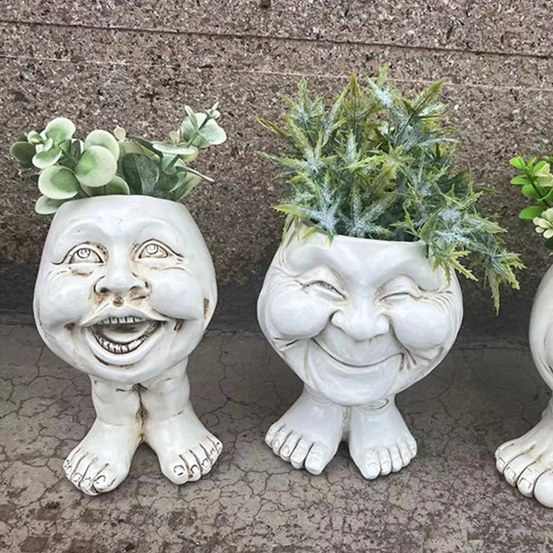 WhimsiGlow Character Planters – Playful Decorative Pots for Charming Interiors & Gardens