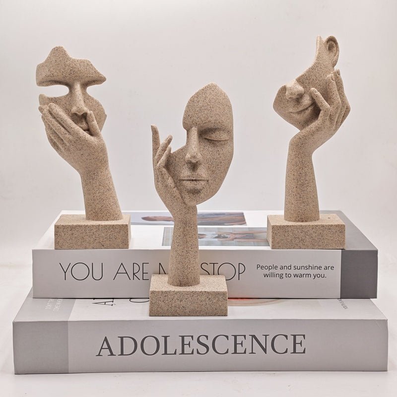 All Around Casa – Decorative Abstract Masks Set - All Around Casa