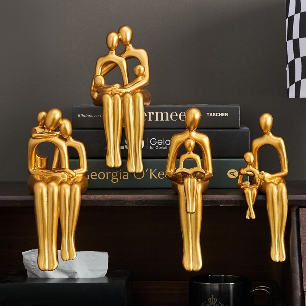 All Around Casa – Elegant Abstract Resin Sculpture - All Around Casa