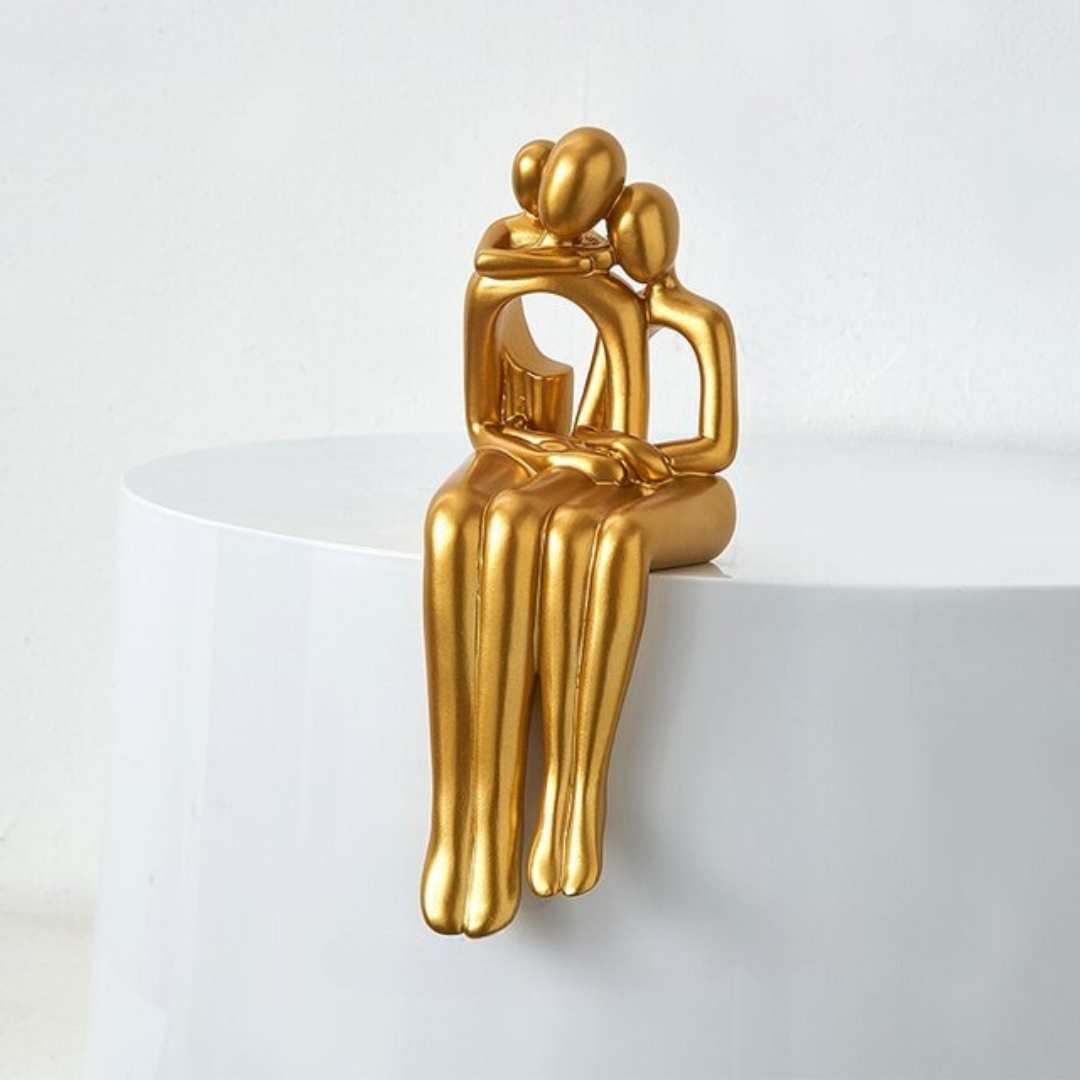 All Around Casa – Elegant Abstract Resin Sculpture - All Around Casa