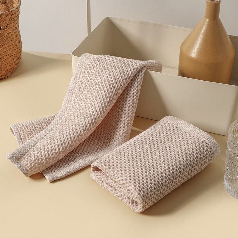 All Around Casa Elegant Cotton Kitchen Towels for Effortless Drying - All Around Casa