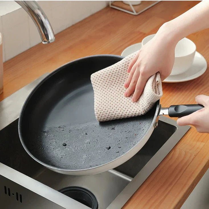 All Around Casa Elegant Cotton Kitchen Towels for Effortless Drying - All Around Casa