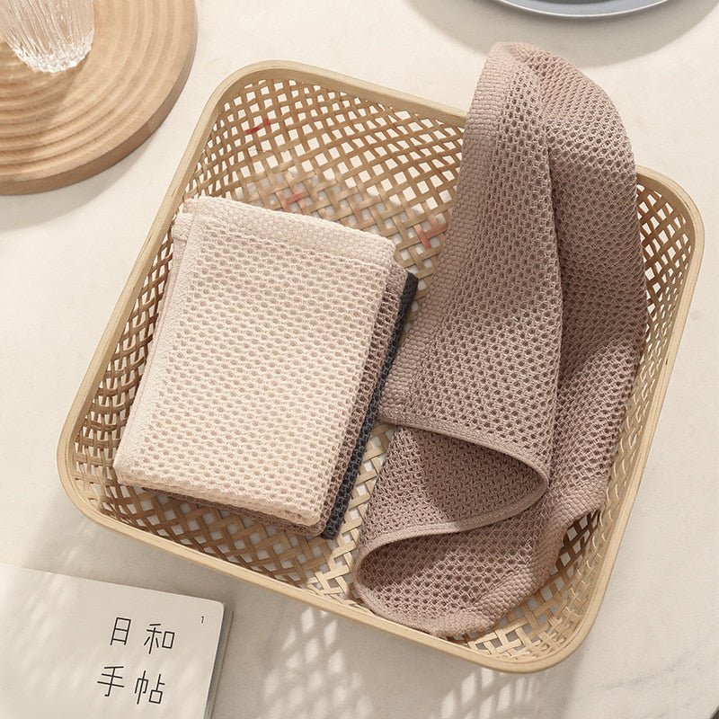 All Around Casa Elegant Cotton Kitchen Towels for Effortless Drying - All Around Casa