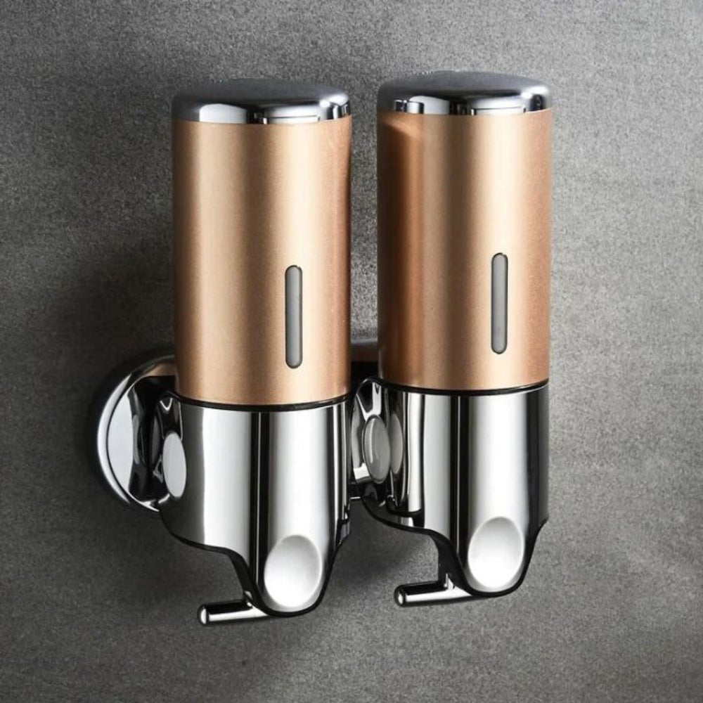 All Around Casa Elegant Wall Soap Dispenser for a Modern, Minimalist Bathroom - All Around Casa