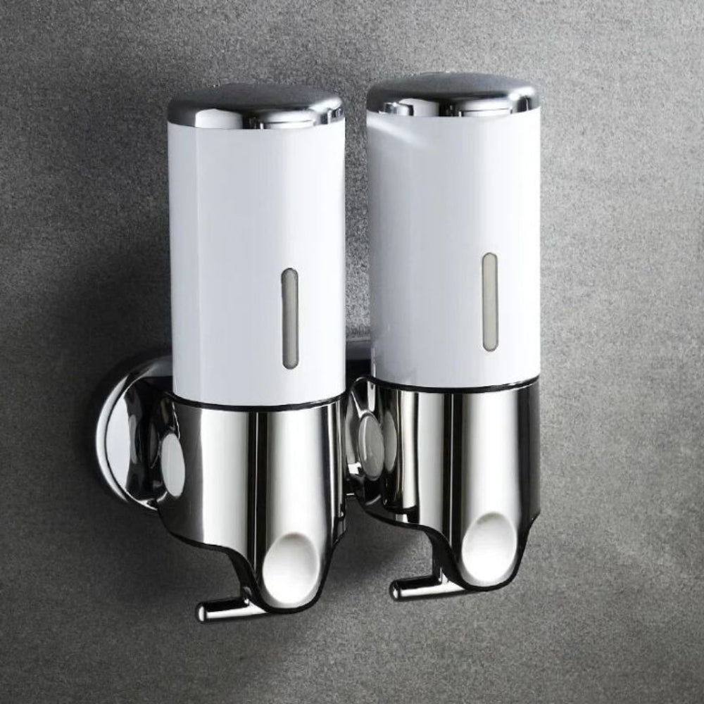 All Around Casa Elegant Wall Soap Dispenser for a Modern, Minimalist Bathroom - All Around Casa