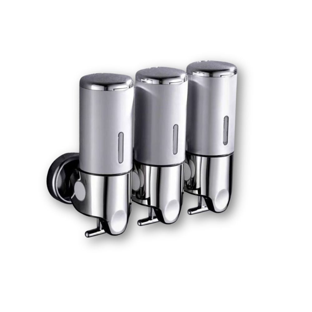 All Around Casa Elegant Wall Soap Dispenser for a Modern, Minimalist Bathroom - All Around Casa