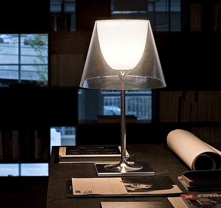 All Around Casa – Glass Look LED Table Lamp - All Around Casa