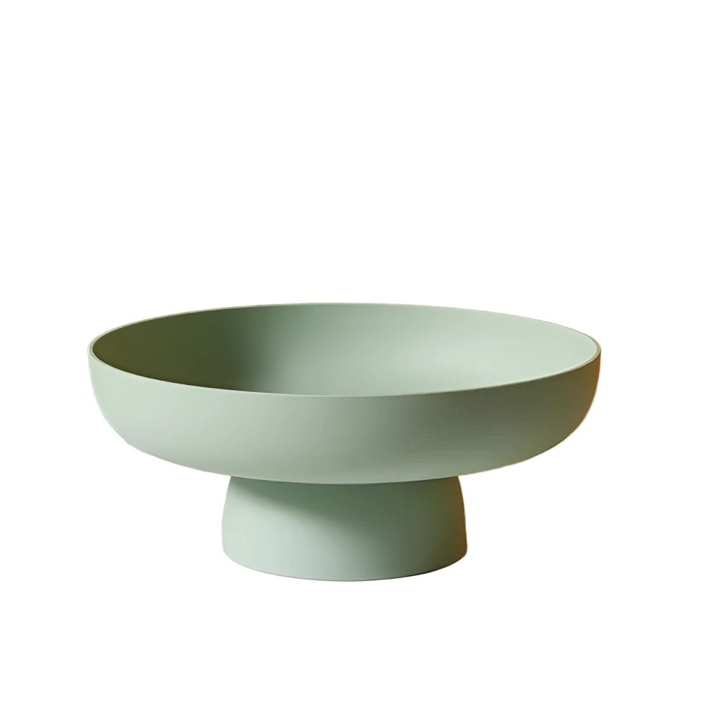 All Around Casa Luxe Ceramic Fruit Bowl – Artistic Mid - Century Centerpiece for Modern Dining - All Around Casa