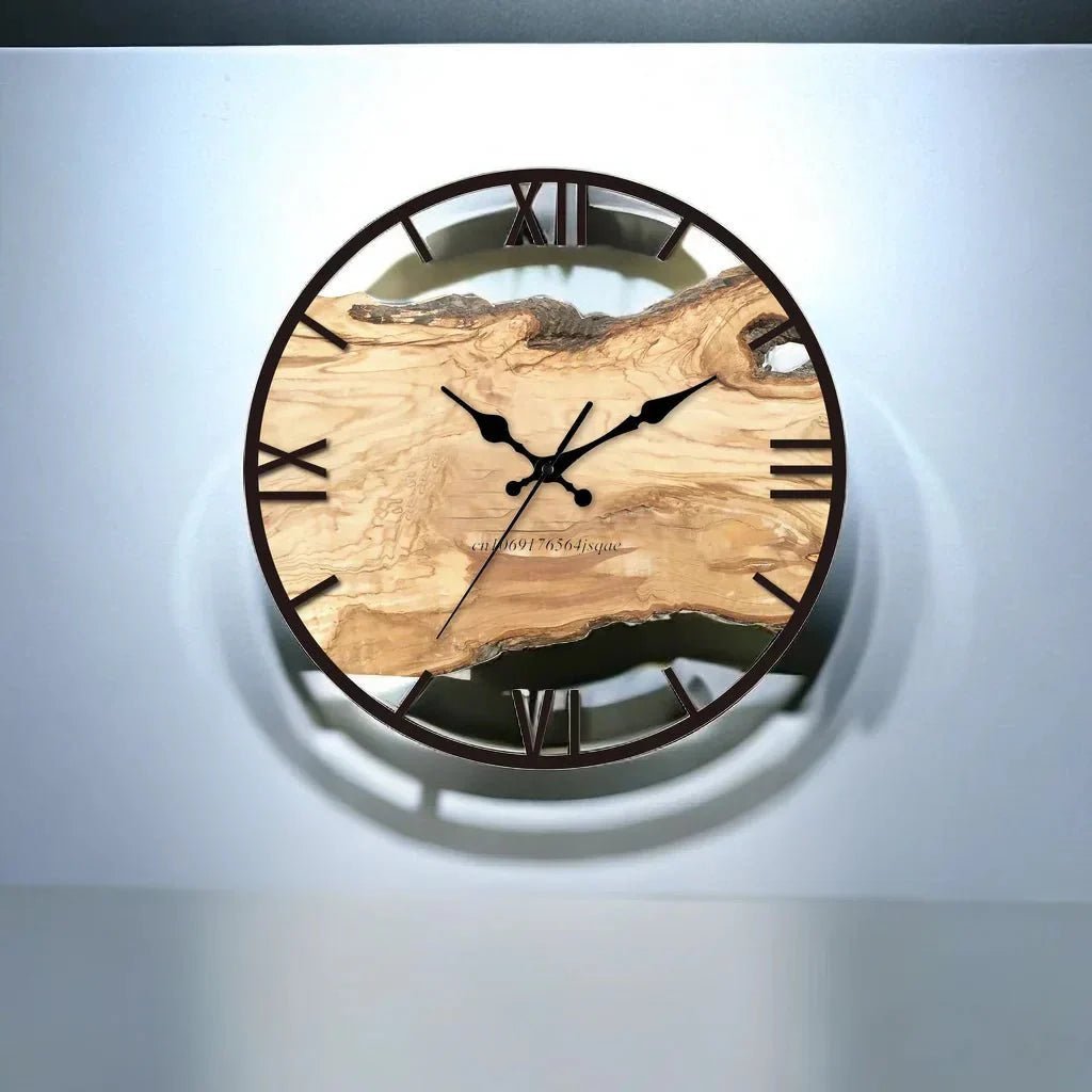 All Around Casa – Minimalist Transparent Wall Clock - All Around Casa