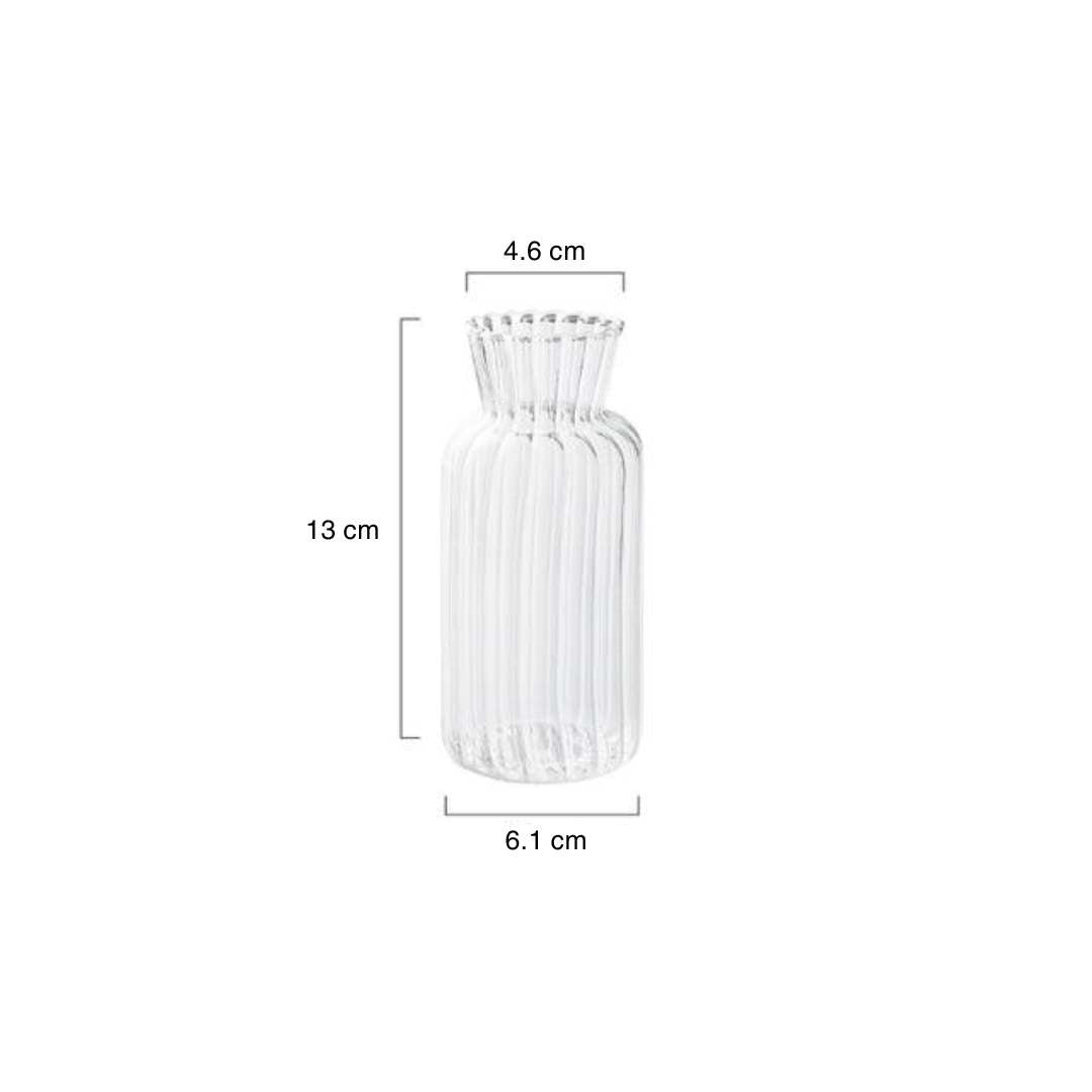 All Around Casa – Petal Texture Glass Vases - All Around Casa