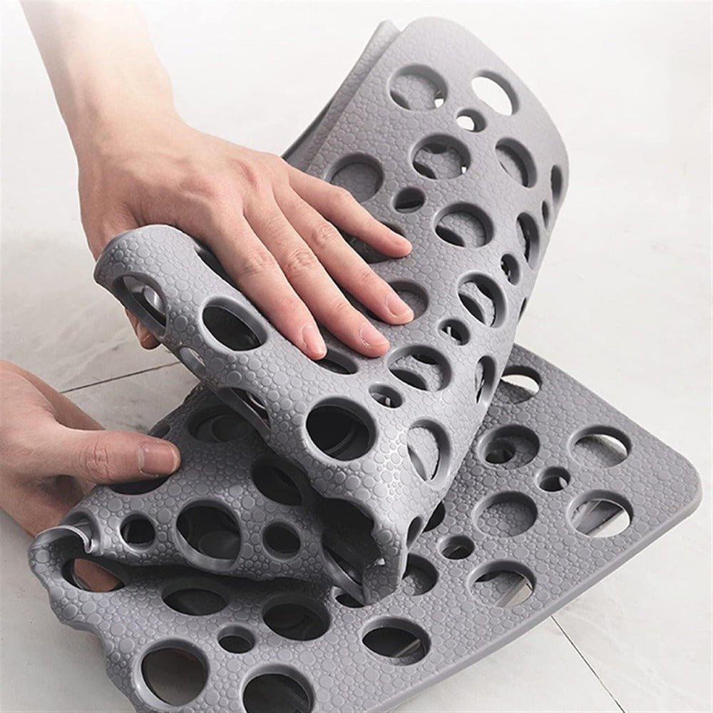 AquaHaven Elegant Antislip Shower Mat for a Fresh, Secure Bath Experience - All Around Casa