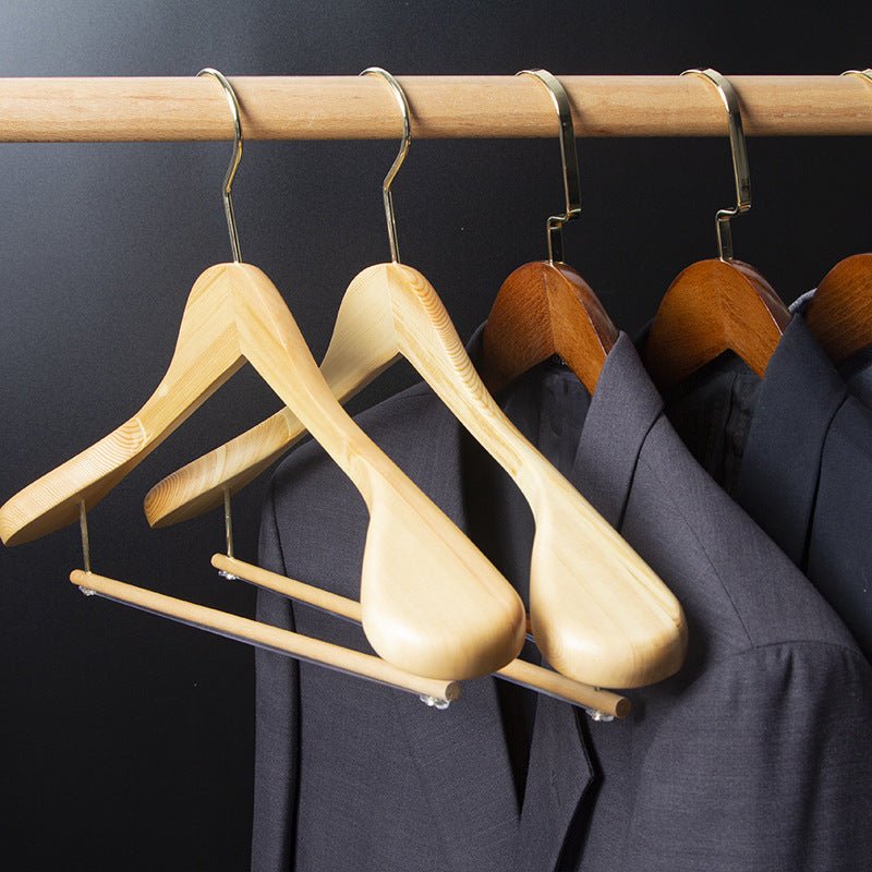 Aureum Luxe Walnut Hanger – Elegant Wooden Design for Timeless Wardrobe Care - All Around Casa