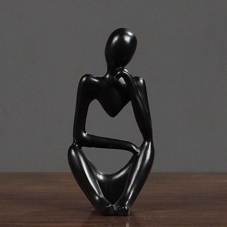 Aurevo Elegant Resin Statue – Modern Abstract Sculpture for Refined Interiors - All Around Casa