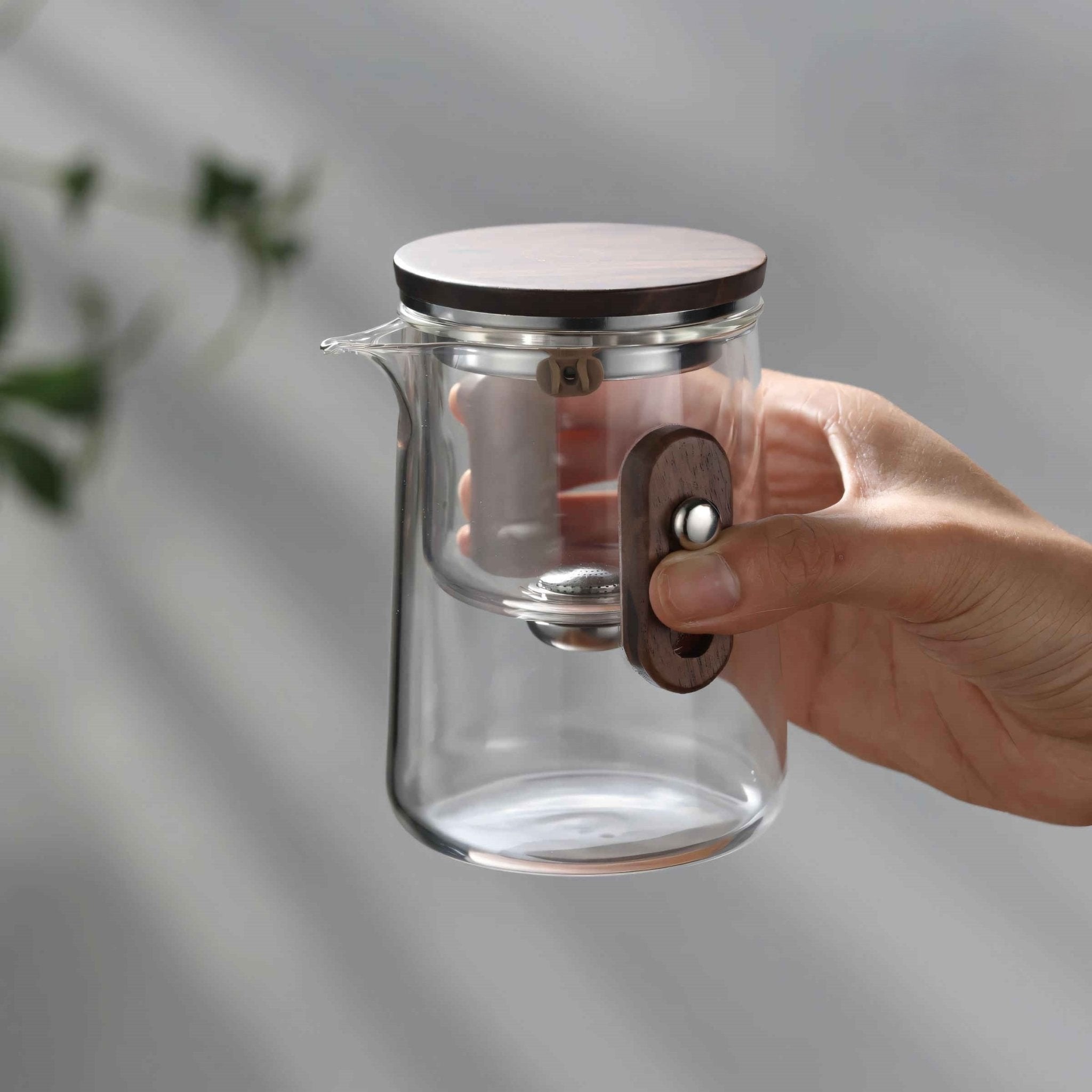 AuroraBrew Elegant Glass Travel Tea Set for Refined Moments Anywhere - All Around Casa