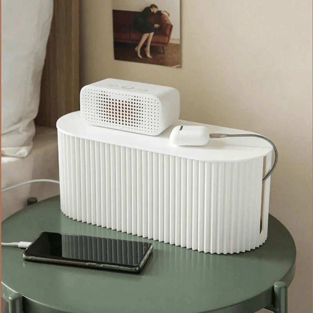 CableHaven Elegant Organizer Box – Stylish Cord Management for a Clutter - Free Interior - All Around Casa