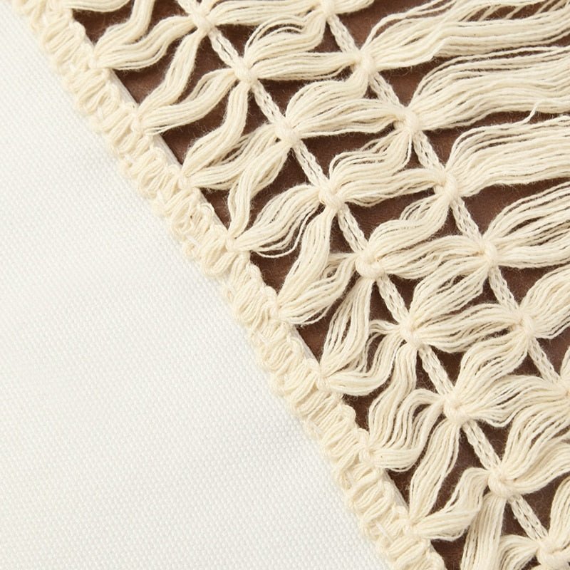 CasaLoom Boho Tassel Pillow Covers – Chic Accent Set for Cozy Living Spaces - All Around Casa
