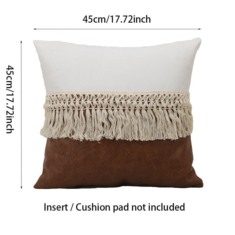 CasaLoom Boho Tassel Pillow Covers – Chic Accent Set for Cozy Living Spaces - All Around Casa