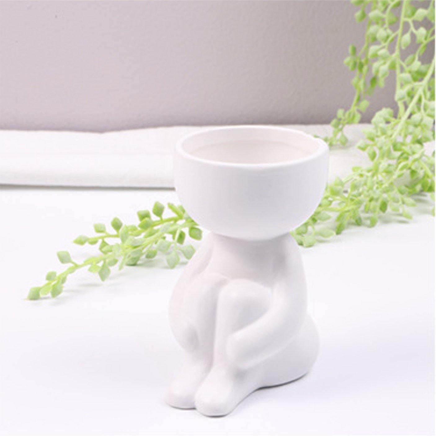 ClayHaven Whimsical Succulent Planter – Charming Ceramic Decor for a Playful Touch - All Around Casa