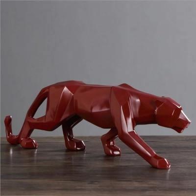 Ebonique Panther Sculpture – Bold Geometric Art for a Modern Interior - All Around Casa