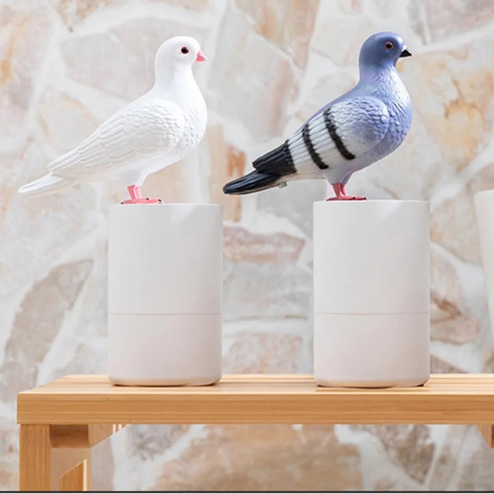FeatherLuxe Elegant Pigeon Soap Dispenser – Playful Design for Stylish Kitchens & Bathrooms - All Around Casa