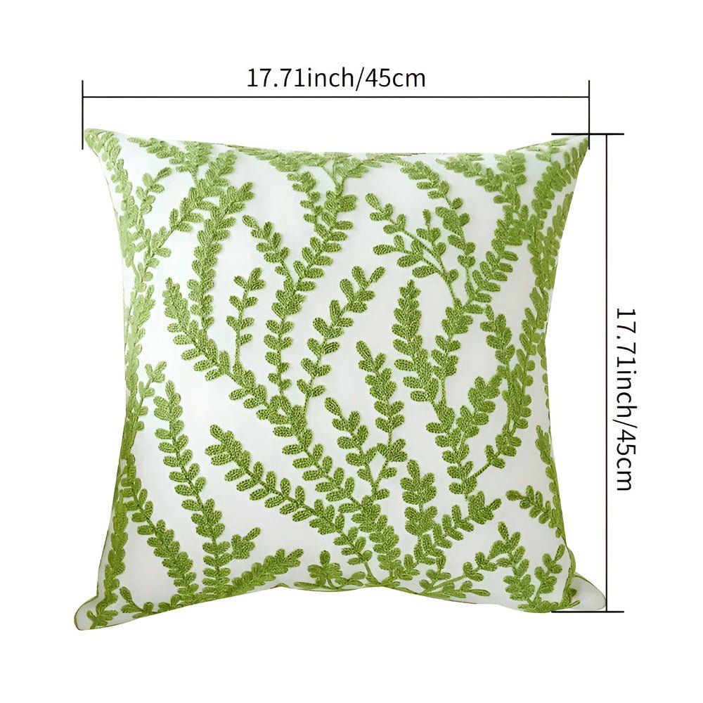 LushHaven Botanical Cushion Cover – Elegant Nature - Inspired Accent for Modern Living - All Around Casa