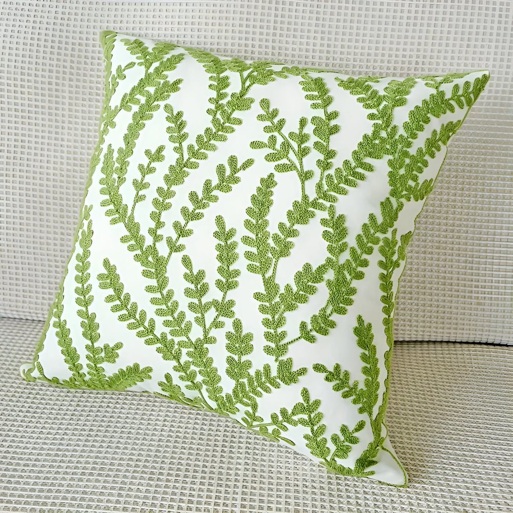 LushHaven Botanical Cushion Cover – Elegant Nature - Inspired Accent for Modern Living - All Around Casa