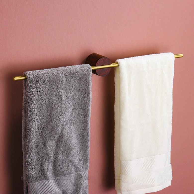 LustraForm Elegant Metal Towel Rack – Minimalist Design for Modern Bathrooms - All Around Casa