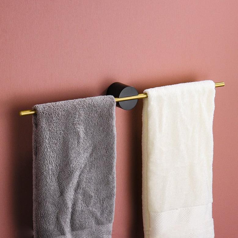 LustraForm Elegant Metal Towel Rack – Minimalist Design for Modern Bathrooms - All Around Casa