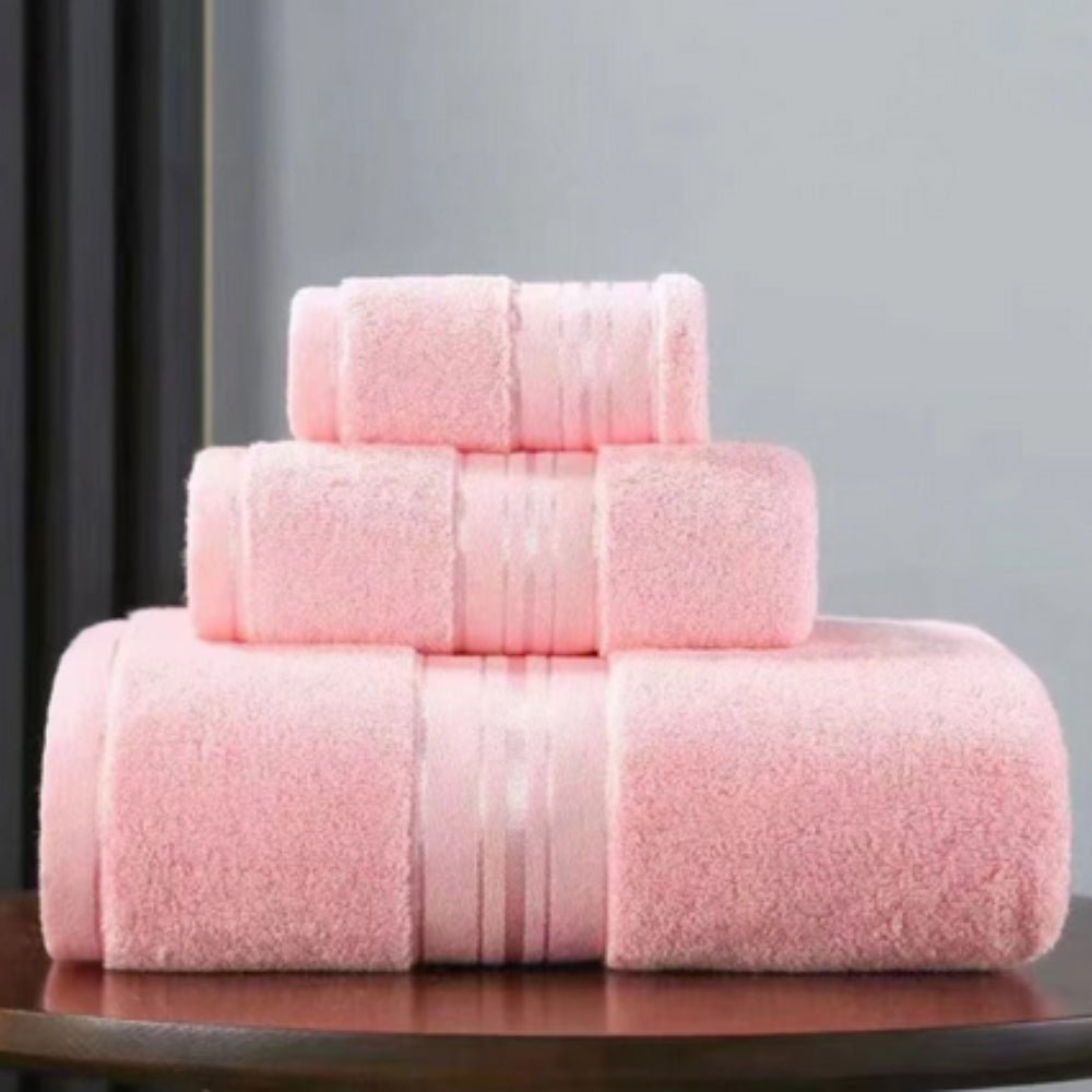 LuxeHaven Egyptian Cotton Towel Set – Soft, Absorbent Towels for a Refined Bath Experience - All Around Casa