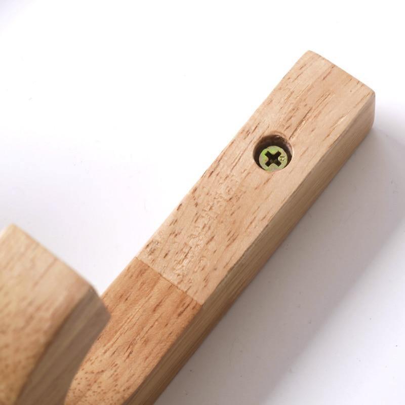 Nordora Elegant Birch Wall Hooks – Minimalist Storage with Scandinavian Charm - All Around Casa