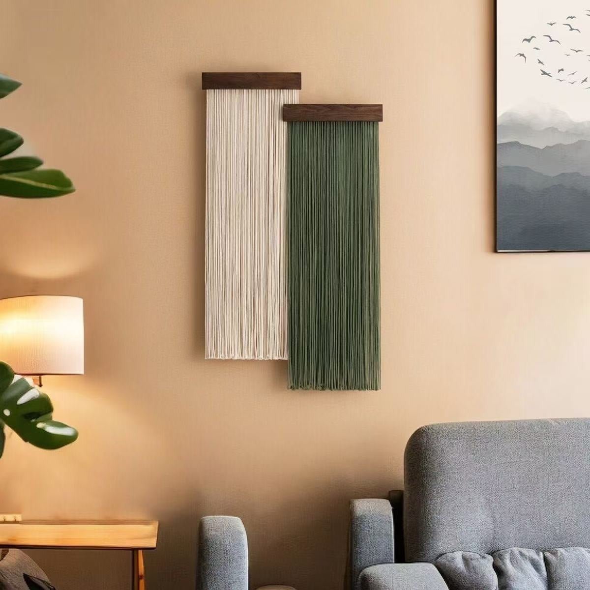 SereneWeave Elegant Boho Wall Tapestry for a Calming Interior - All Around Casa