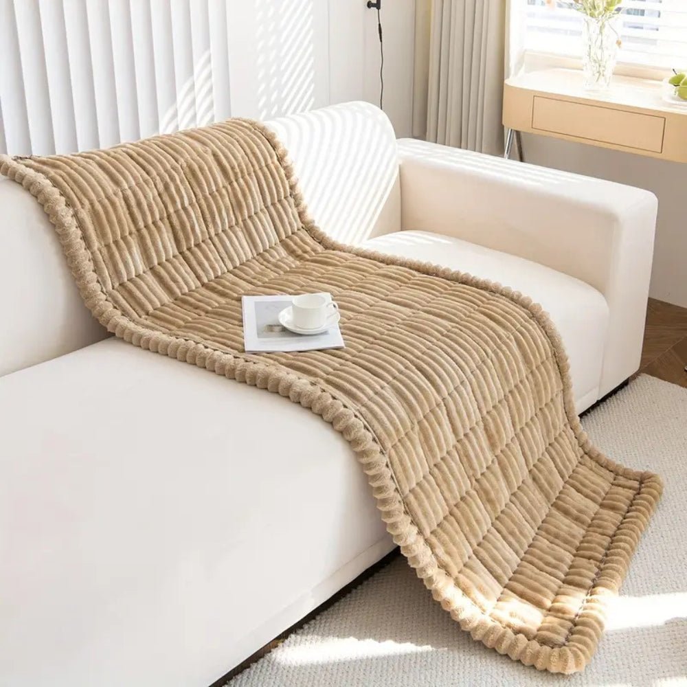 Velura Luxe Sofa Cover – Elegant Pleated Comfort for a Refined Living Space - All Around Casa