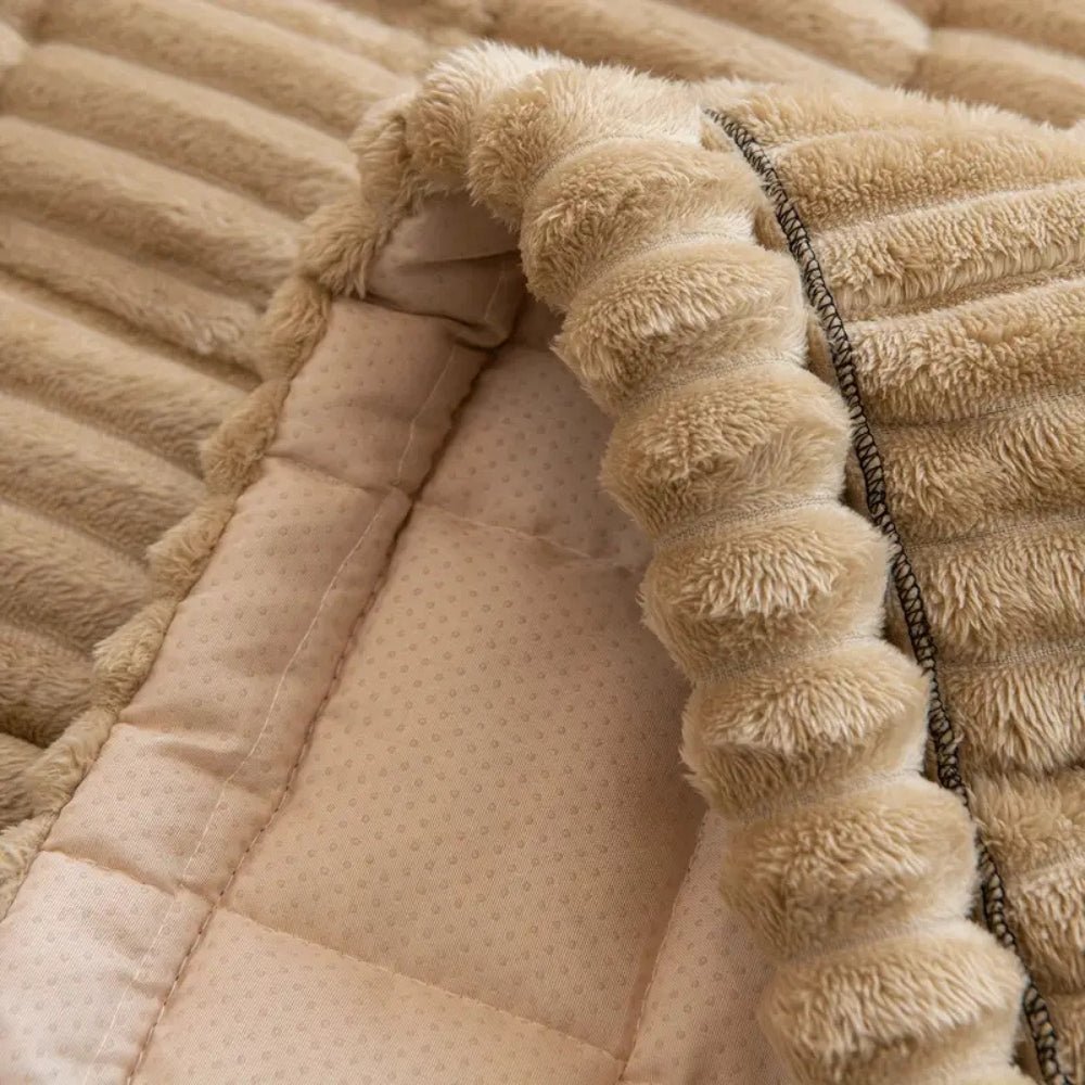 Velura Luxe Sofa Cover – Elegant Pleated Comfort for a Refined Living Space - All Around Casa