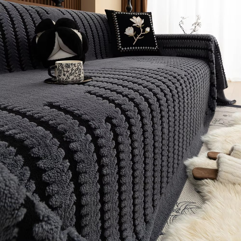 Velvéra Luxe Tufted Sofa Cover – Elegant Warmth for a Timeless Living Space - All Around Casa