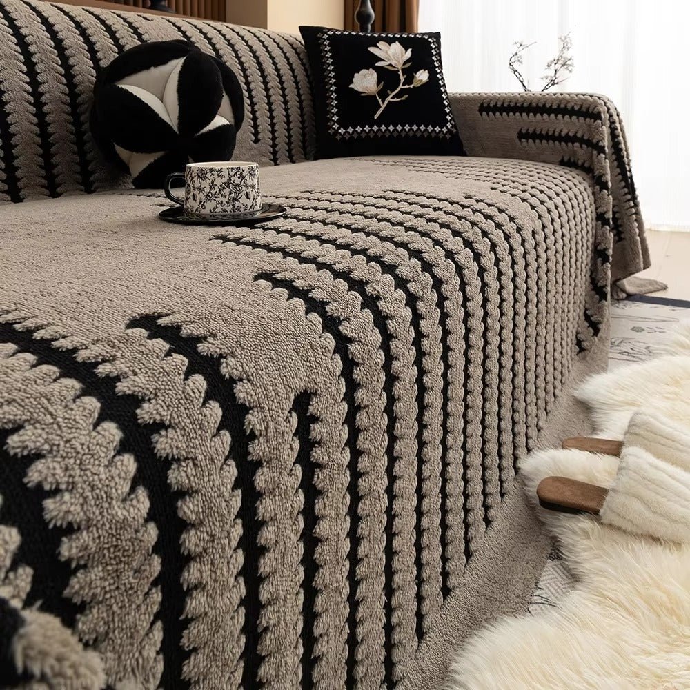 Velvéra Luxe Tufted Sofa Cover – Elegant Warmth for a Timeless Living Space - All Around Casa