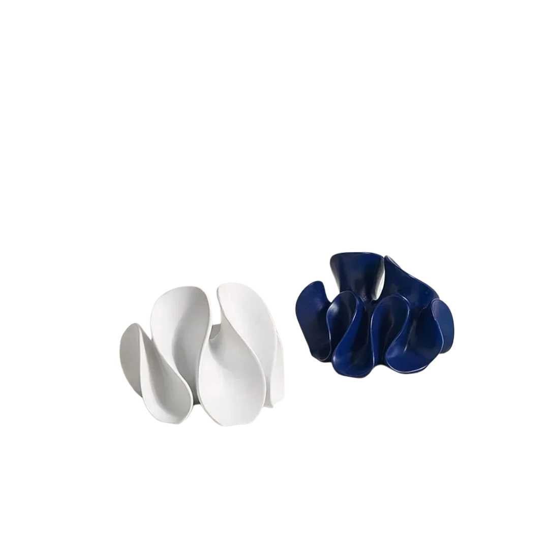 WaveBloom – Elegant Resin Art Sculpture for a Modern Minimalist Interior - All Around Casa
