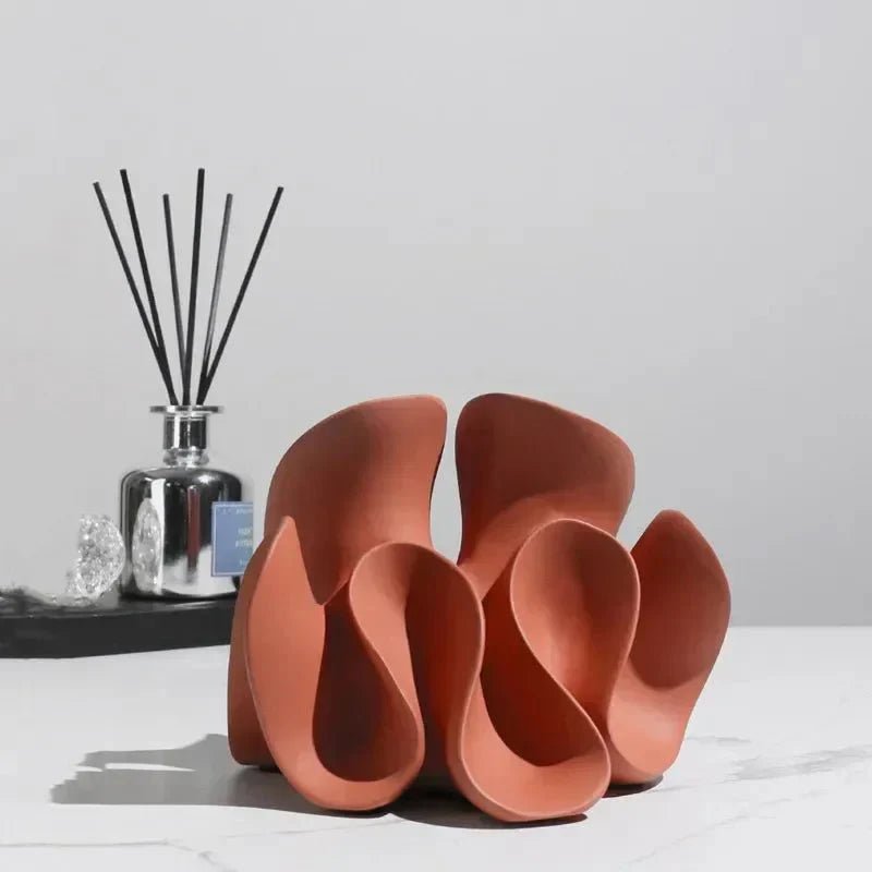 WaveBloom – Elegant Resin Art Sculpture for a Modern Minimalist Interior - All Around Casa
