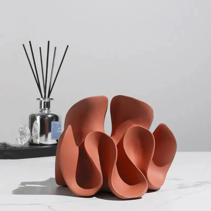 WaveBloom – Elegant Resin Art Sculpture for a Modern Minimalist Interior - All Around Casa