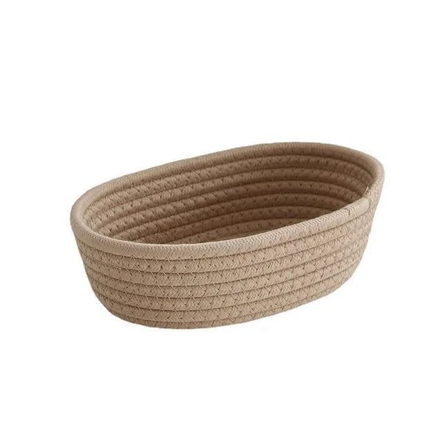 WovenAura Chic Cotton Rope Storage Baskets for a Minimalist & Organized Home - All Around Casa