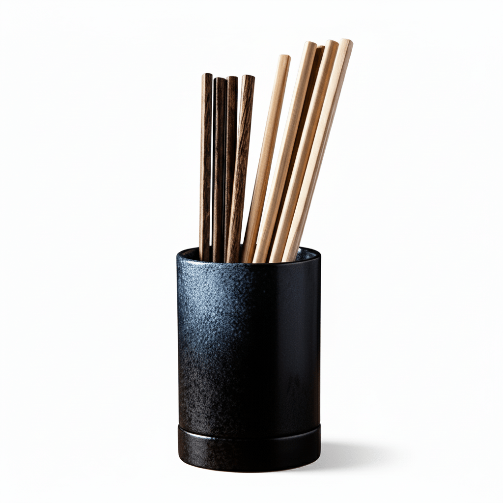ZenVase Elegant Ceramic Utensil Holder for a Refined Kitchen - All Around Casa