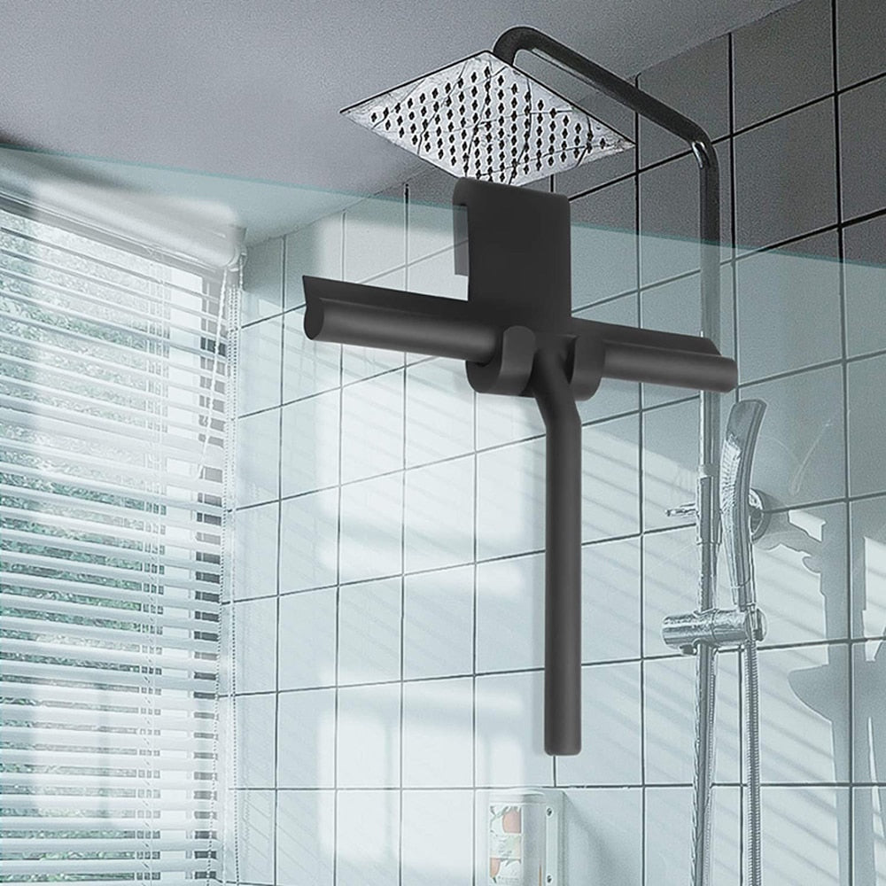 AerisLuxe Sleek Bathroom Squeegee – Elegant Silicone Finish for Crystal - Clear Glass - All Around Casa