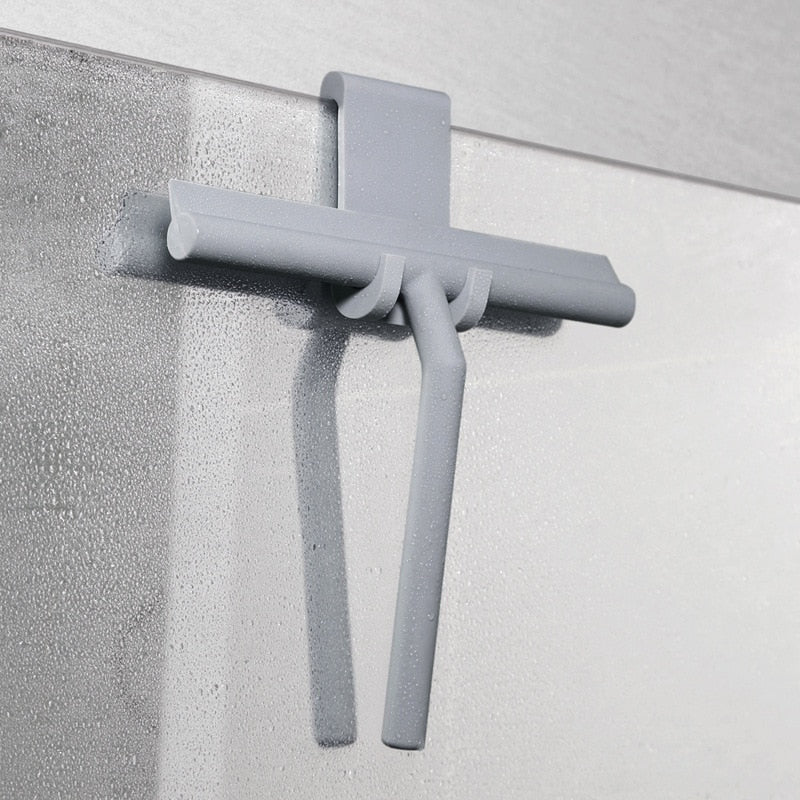 AerisLuxe Sleek Bathroom Squeegee – Elegant Silicone Finish for Crystal - Clear Glass - All Around Casa