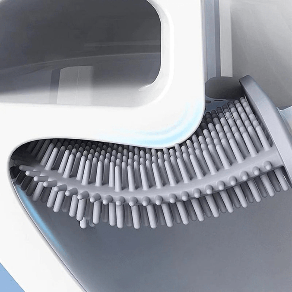 AeroClean Sleek Silicone Toilet Brush – Flexible Hygienic Design for Modern Bathrooms - All Around Casa