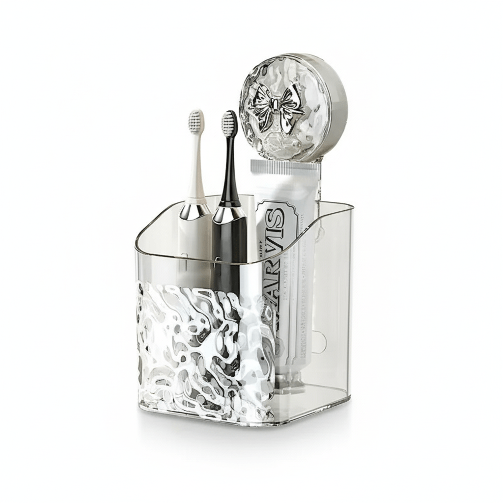 AeroGrip Luxe Bathroom Rack – Elegant No - Drill Storage for a Modern Clutter - Free Space - All Around Casa