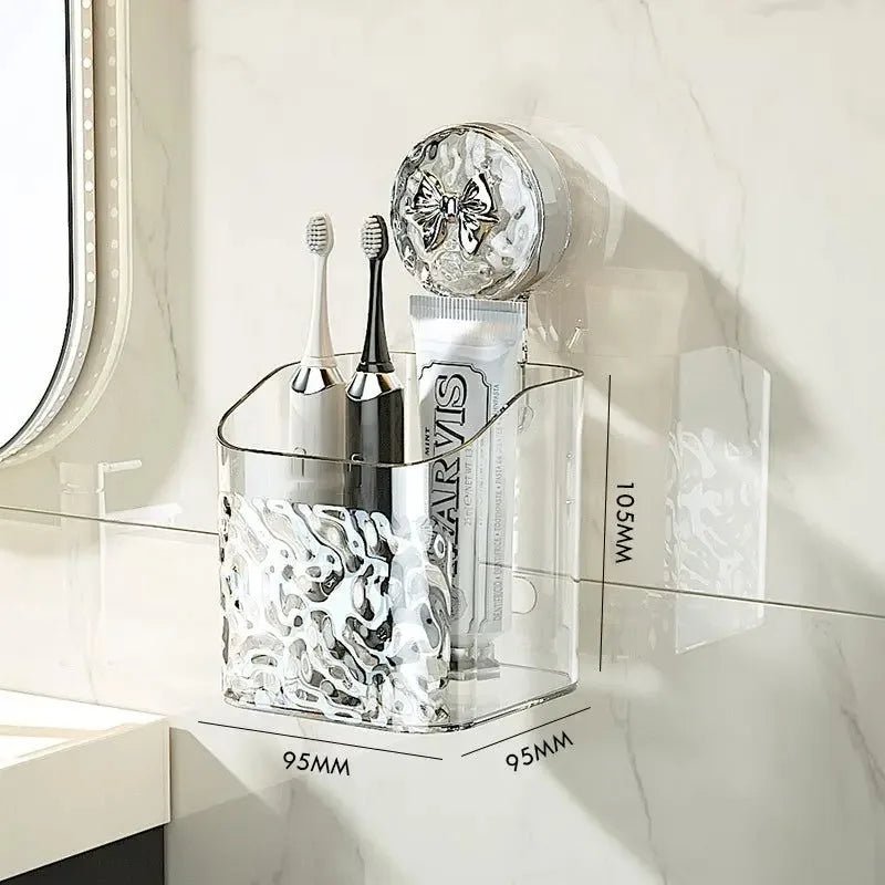 AeroGrip Luxe Bathroom Rack – Elegant No - Drill Storage for a Modern Clutter - Free Space - All Around Casa
