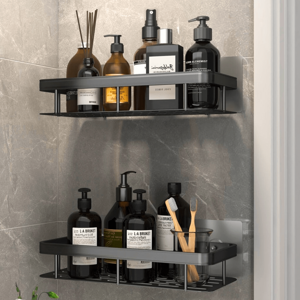 AeroLuxe Floating Wall Shelves – Sleek Space - Saving Display for Modern Interiors - All Around Casa