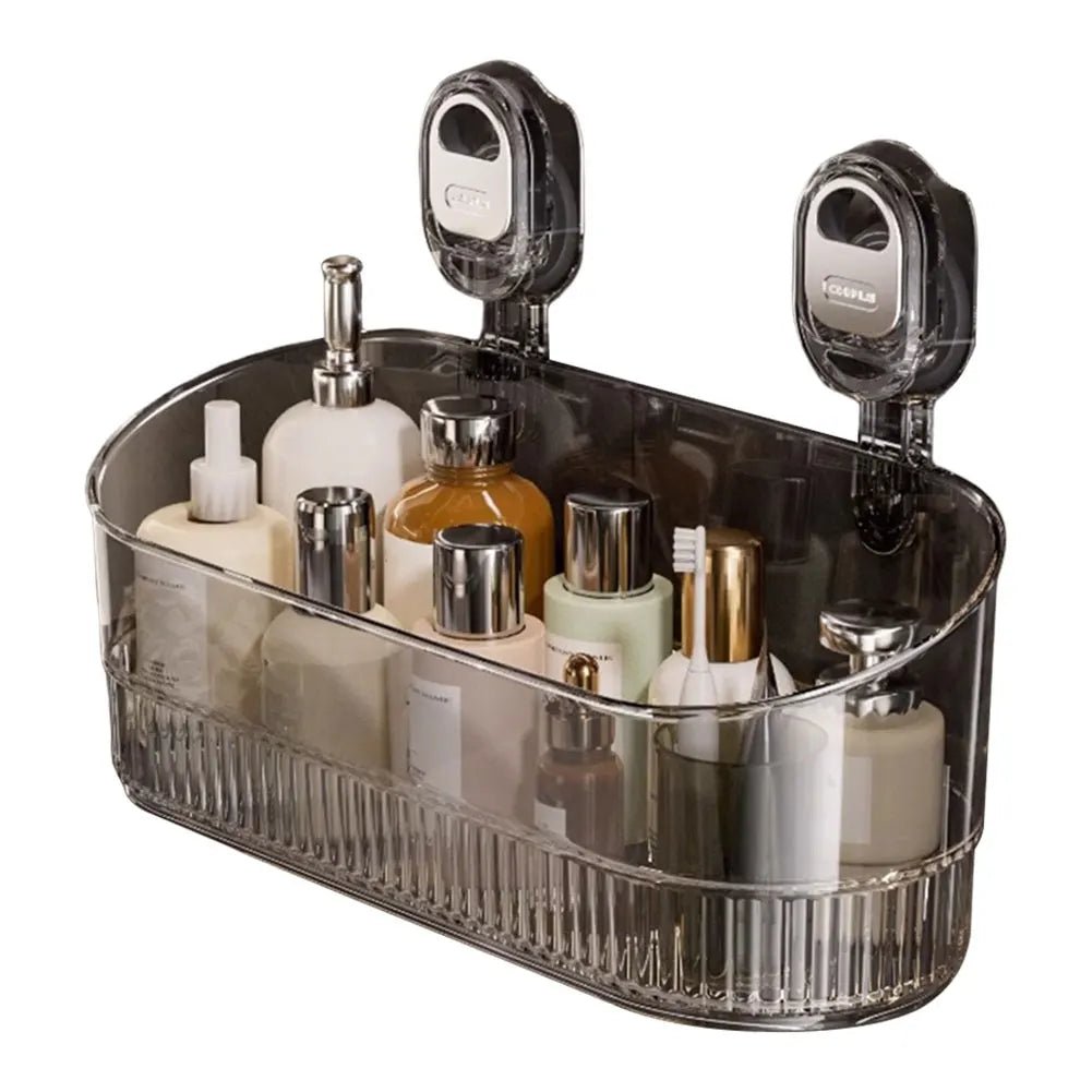 AeroNest Luxe Bathroom Rack – Sleek No - Drill Storage for a Modern Home - All Around Casa