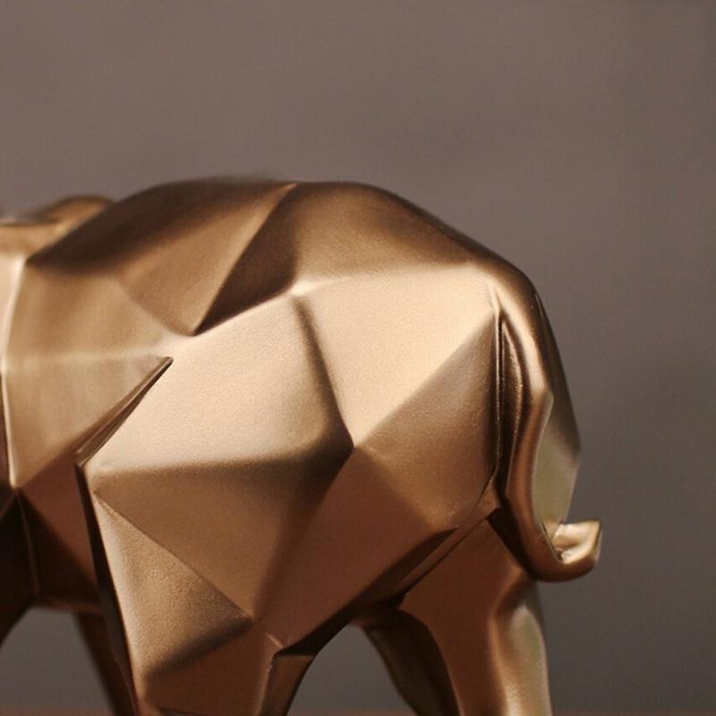 All Around Casa – Bronze Elephant Resin Sculpture - All Around Casa