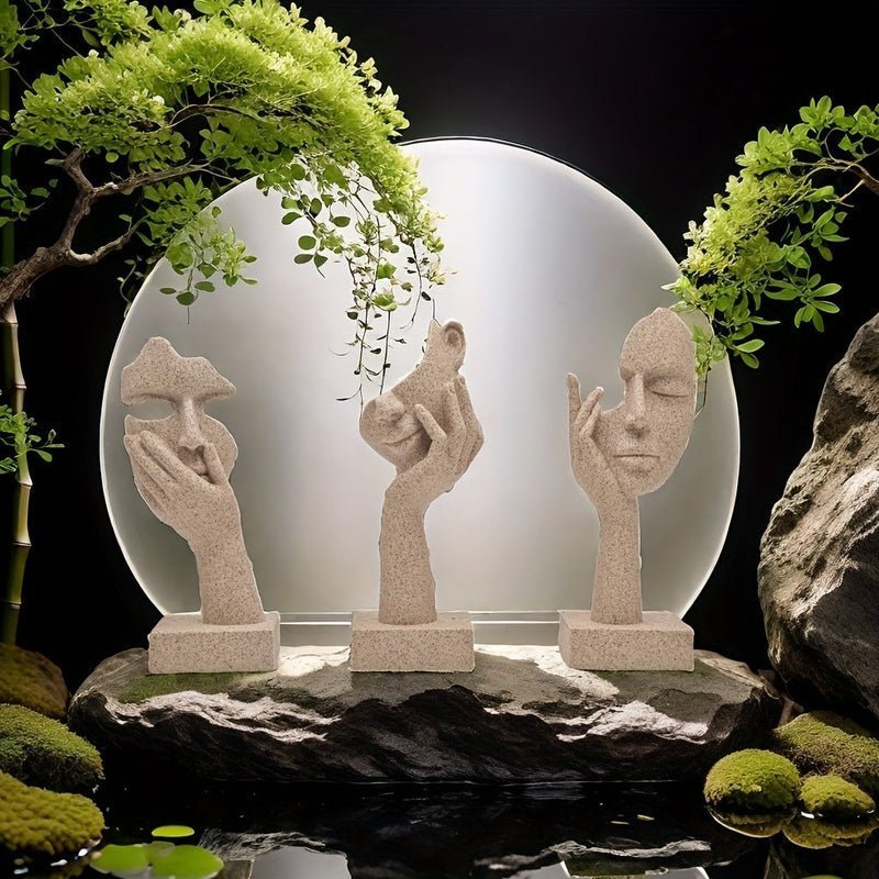 All Around Casa – Decorative Abstract Masks Set - All Around Casa