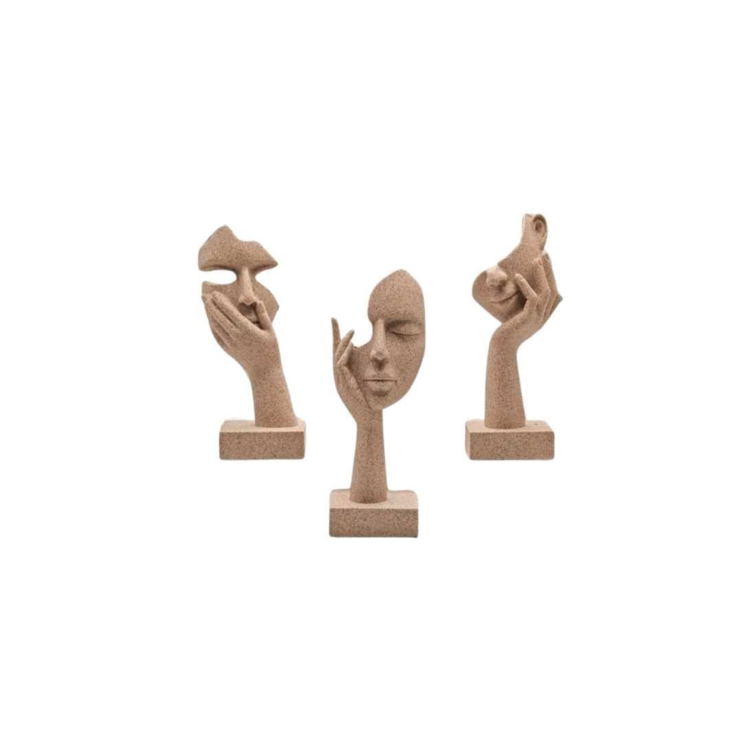 All Around Casa – Decorative Abstract Masks Set - All Around Casa